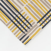 Moderne middeneeuwse dwarsdoorsnede fleece deken (Hoek)