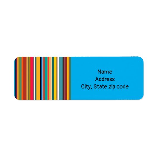 Moderne middeneeuwse strips etiket (Voorkant)