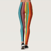 Moderne middeneeuwse strips leggings (Achterkant)