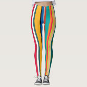 Moderne middeneeuwse strips leggings (Voorkant)