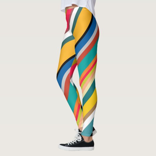 Moderne middeneeuwse strips leggings (Links)