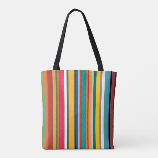 Moderne middeneeuwse strips tote bag (Achterkant)