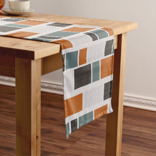 Moderne middenklassepanelen korte tafelloper (Voorbeeld)