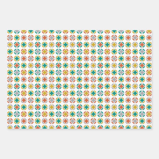 Moderne middenklassestijlen inpakpapier vel (Voorkant 3)