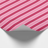 Moderne middenstaven, roze en Bourgogne Cadeaupapier (Hoek)