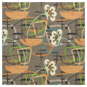 Moderne middenstijl Bloemen in houten Bowls Stof