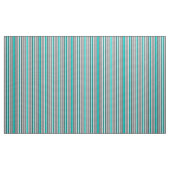 Moderne middenstrepen, grijs en Turquoise Stof (Yard (91,4 cm))