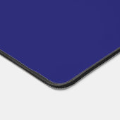 Moderne Midnight Blue Plain Solid kleur Bureaumat (Hoek)