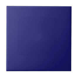 Moderne Midnight Blue Plain Solid kleur Tegeltje