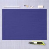 Moderne Midnight Blue Plain Solid kleur Tissuepapier (Craft)