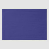 Moderne Midnight Blue Plain Solid kleur Tissuepapier (Voorkant)