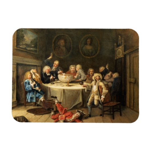 Moderne midnight-discussie magneet (Horizontaal)