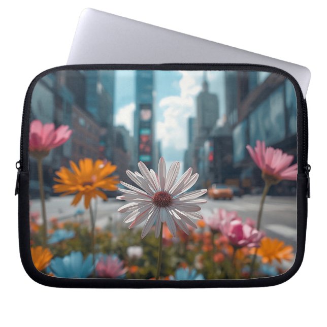 Moderne Midtown Median 10' Laptop Sleeve (Voorkant)