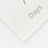 Moderne mijlpaal dinosaurussen Geslacht Neutraal G Fleece Deken (Hoek)