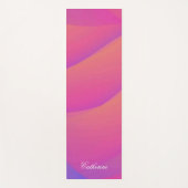 Moderne Milieuvriendelijke Regenboogkleur Aangepas Yogamat (Voorkant)