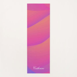 Moderne Milieuvriendelijke Regenboogkleur Aangepas Yogamat