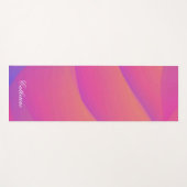 Moderne Milieuvriendelijke Regenboogkleur Aangepas Yogamat (Voorkant (horizontaal))