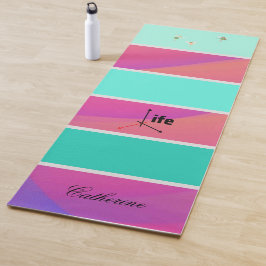 Moderne Milieuvriendelijke Stevige en Regenboogkle Yogamat