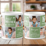 Moderne MIMI gepersonaliseerde grootmoeder 7 Multi Koffiemok<br><div class="desc">Introductie van het perfecte cadeau voor de beste MIMI ooit - een gepersonaliseerde foto collage koffie mok! Deze stijlvolle en moderne mok beschikt over ruimte voor 7 speciale afbeeldingen, waardoor een uniek en sentimenteel cadeau wordt gecreëerd dat elke moeder zou aanbidden. Met de mogelijkheid om een gepersonaliseerd monogram initiaal en...</div>