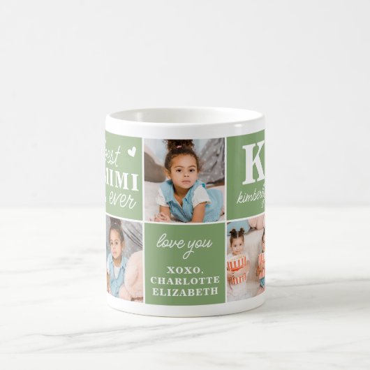 Moderne MIMI gepersonaliseerde grootmoeder 7 Multi Koffiemok (Center)