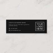 Moderne mini-verpakkingsinserts voor online winkel mini visitekaartje (Achterkant)
