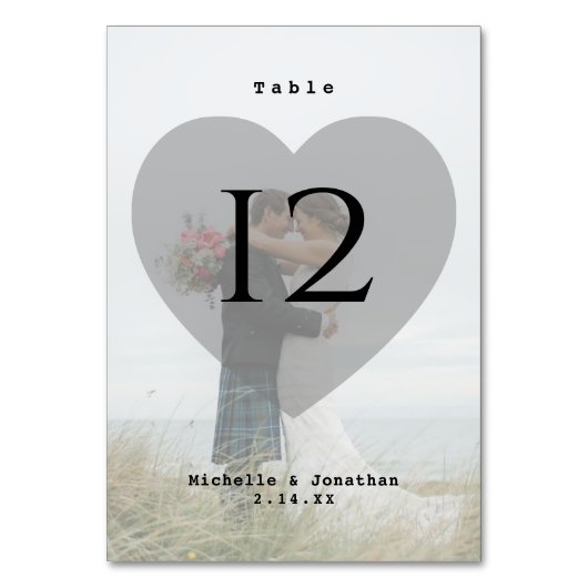 Moderne minialistische bride- en bruinbruiloft fot kaart (Voorkant)