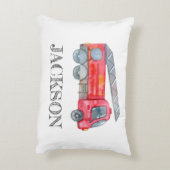 Moderne miniatuurfeest van vuurman accent kussen (Achterkant (Verticaal))