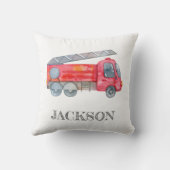 Moderne miniatuurfeest van vuurman kussen (Achterkant)