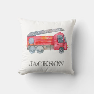 Moderne miniatuurfeest van vuurman kussen