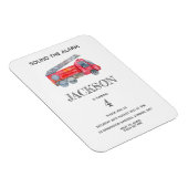 Moderne miniatuurfeest van vuurman magneet (Rechterzijde)