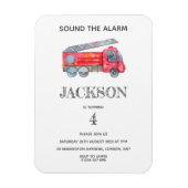 Moderne miniatuurfeest van vuurman magneet (Verticaal)