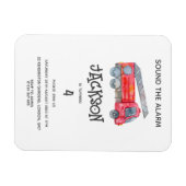 Moderne miniatuurfeest van vuurman magneet (Horizontaal)