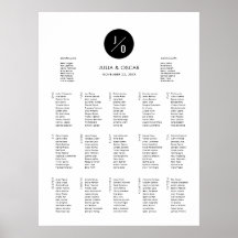 Moderne miniatuurmonogram cirkelvormig monogram