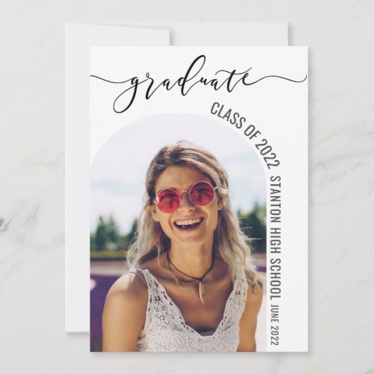 Moderne minieme Arch Photos Afbeelding Afstuderen Kaart (Voorkant)