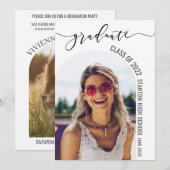 Moderne minieme Arch Photos Afbeelding Afstuderen Kaart (Voorkant / Achterkant)