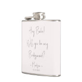 Moderne minieme bridesmaid-ontwerphandleiding Blus Heupfles (Links)