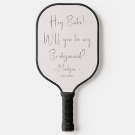 Moderne minieme bridesmaid-ontwerphandleiding Blus Pickleball Paddle