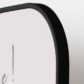 Moderne minieme bridesmaid-ontwerphandleiding Blus Pickleball Paddle (Links Detail)