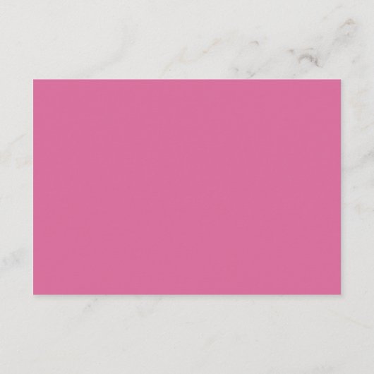 Moderne minieme druppeltoevoeging | Roze Informatiekaartje (Achterkant)