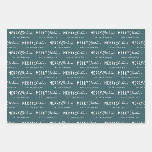 Moderne minieme groene kerstboompijn met prettig k inpakpapier vel (Voorkant 3)