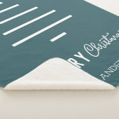 Moderne minieme groene kerstboompijn met prettig k sherpa deken (3/4)