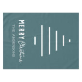 Moderne minieme groene kerstboompijn met prettig k tafelkleed (Voorkant (Horizontaal))