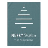 Moderne minieme groene kerstboompijn met prettig k tafelkleed (Voorkant)