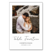 Moderne minieme kalligrafiescript kaart (Achterkant)