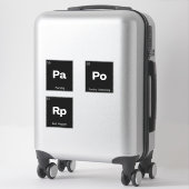 Moderne minieme keukenetiketten voor panteropslag sticker (Koffer)