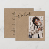 Moderne minieme Kraft 1 foto | AFSTUDEREN Aankondiging (Voorkant / Achterkant)