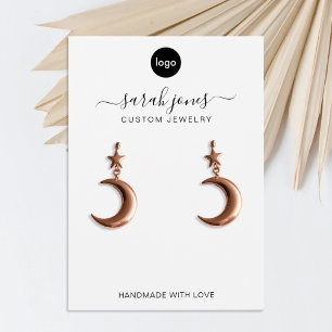 Moderne minieme Logo juwelier Display Kaart
