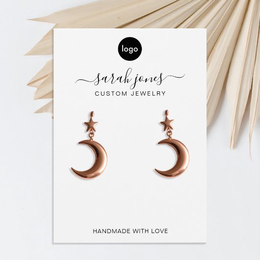 Moderne minieme Logo juwelier Display Kaart