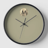 Moderne minieme luxe goudmonogram (Voorkant)