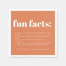 Moderne minieme papieraya-kleurenstaalfeiten servet